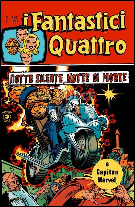 FANTASTICI QUATTRO #   152: NOTTE SILENTE, NOTTE DI MORTE